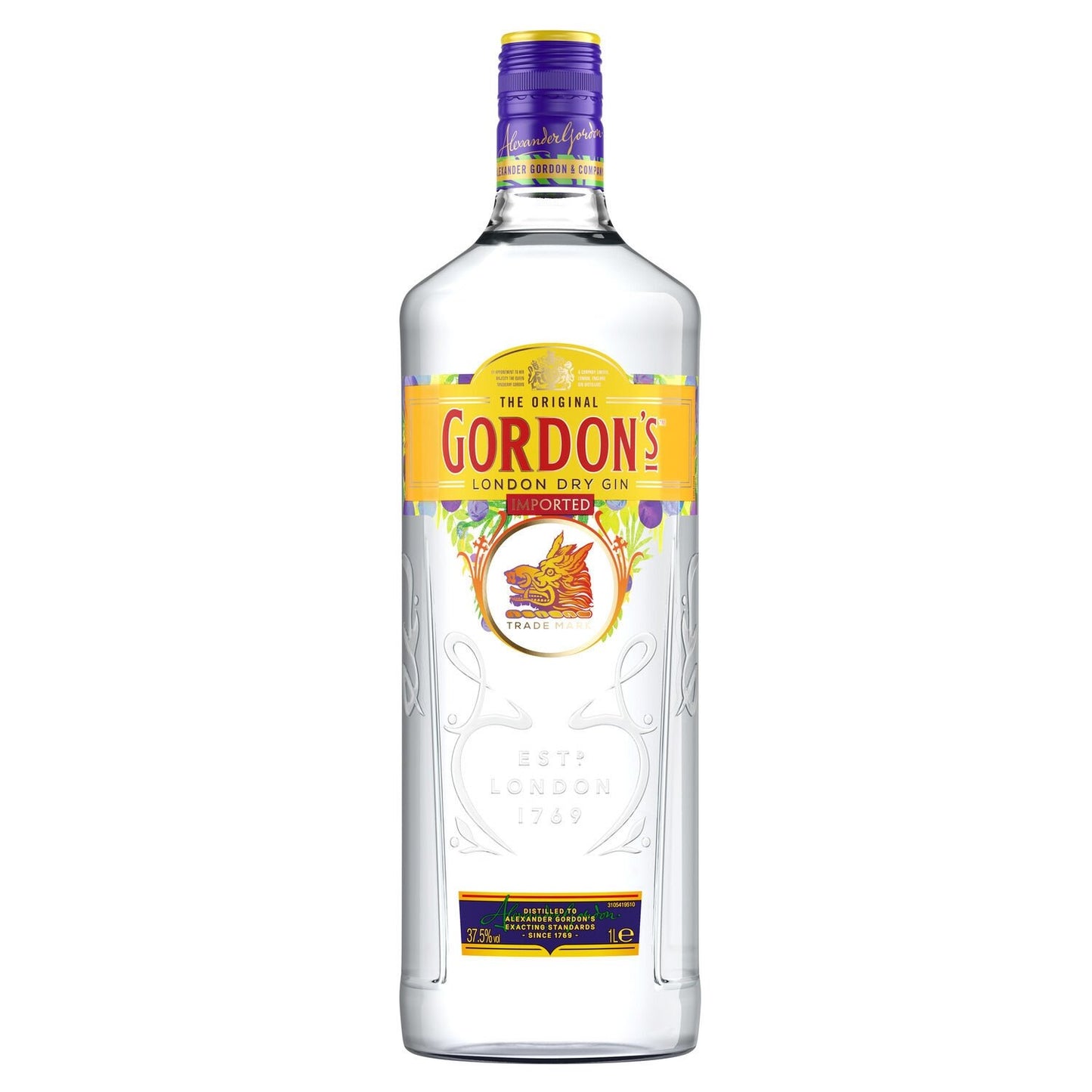 GIN GORDON 100CL 37.5%