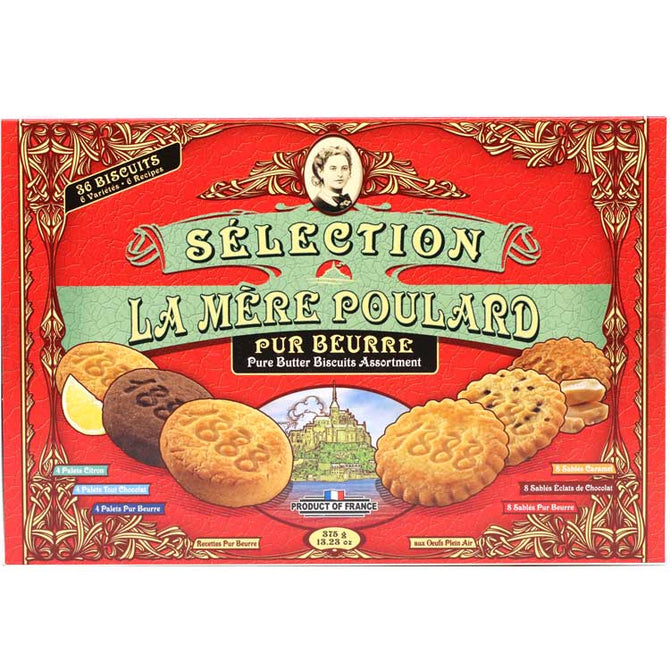 MERE POULARD BTE ASSORT BISCUITS 375G